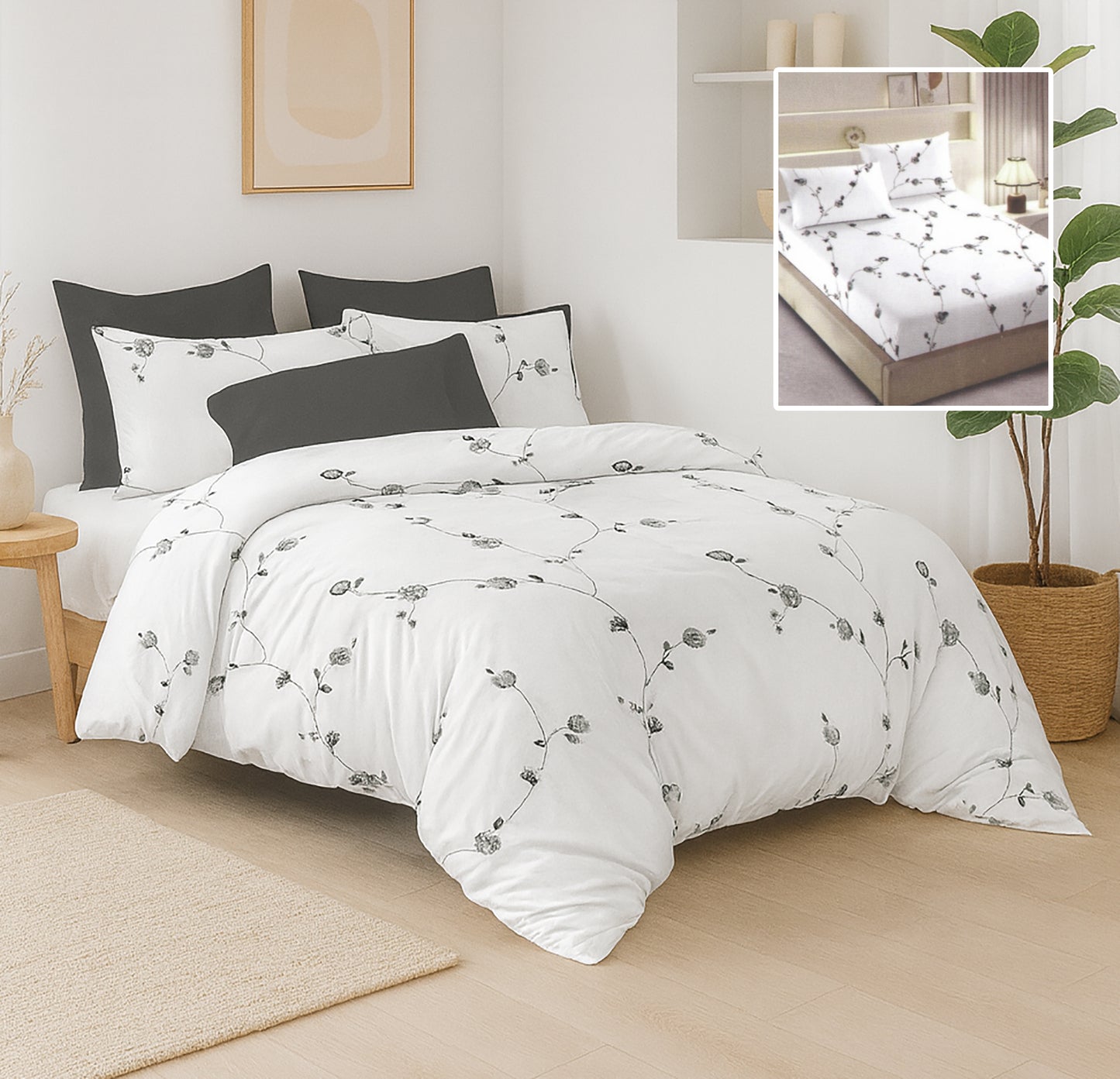 Lenjerie de pat cu husă universală 160 și 180x200 cm