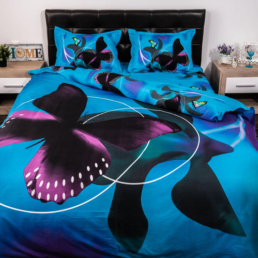 Lenjerie de pat 3D, 4 piese, Ralex