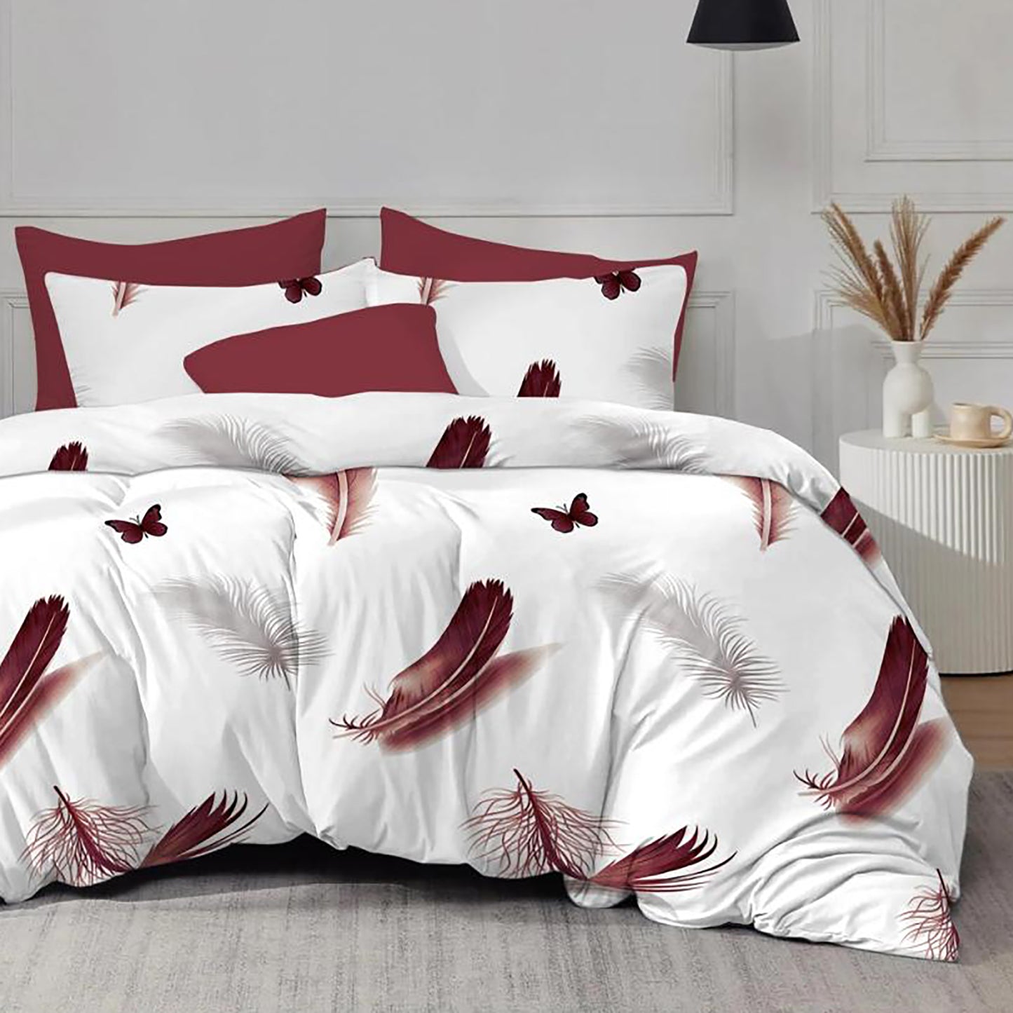 Lenjerie de pat Evolution, 4 piese, pene