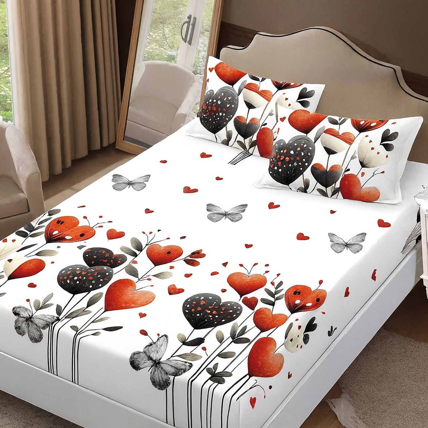 Husă de pat cu 2 fețe pernă