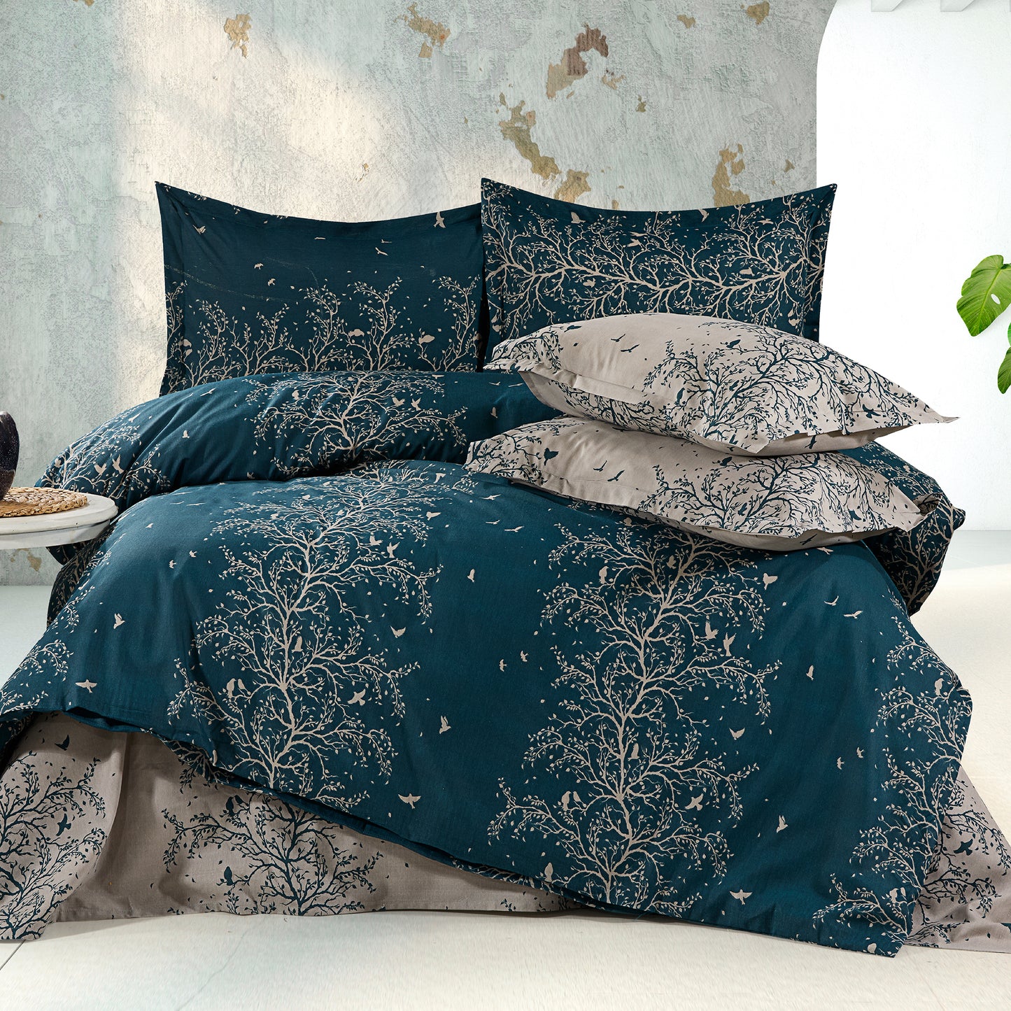 Lenjerie de pat bumbac ranforce, 4 piese