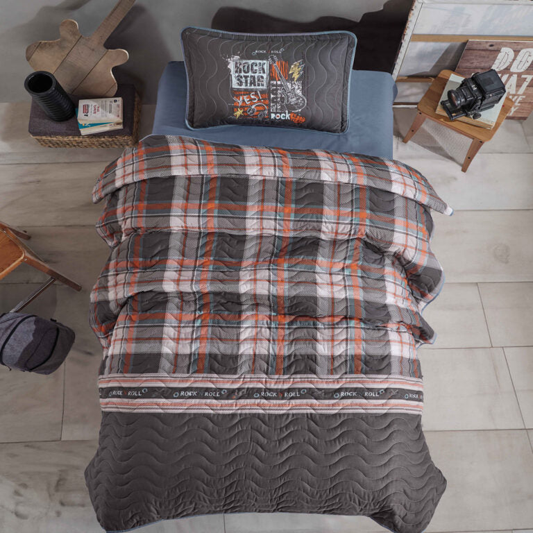 Cuvertură pat o persoană, rock n roll