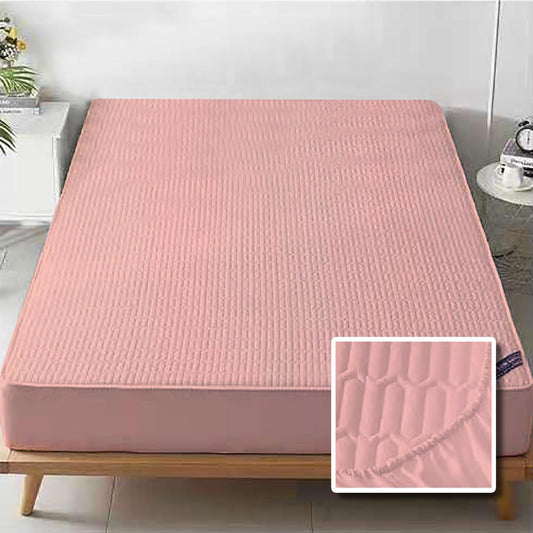 Protecție saltea cu elastic matlasată bumbac percalle 100%