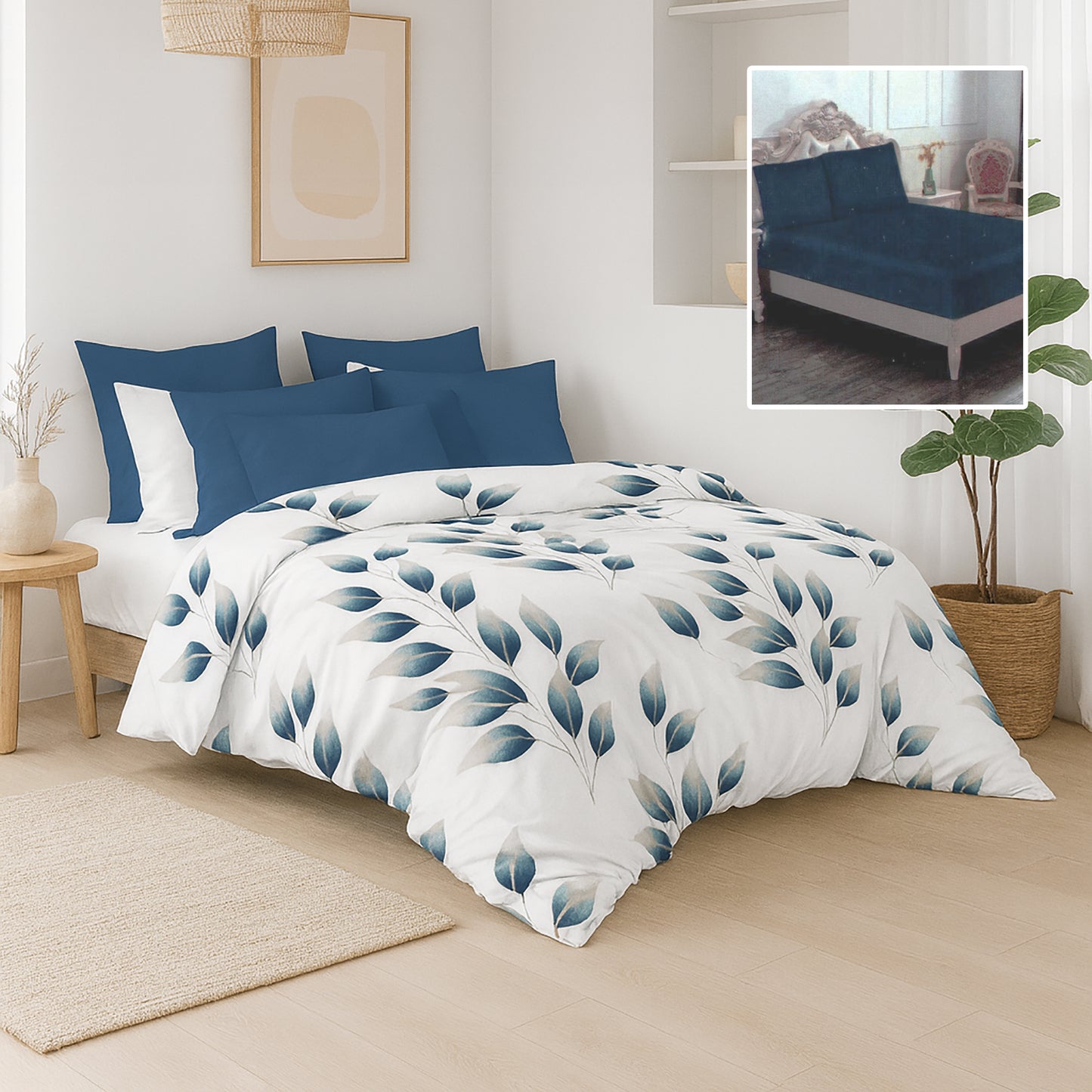 Lenjerie de pat cu husă universală 160 și 180x200 cm