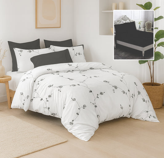 Lenjerie de pat cu husă universală 160 și 180x200 cm