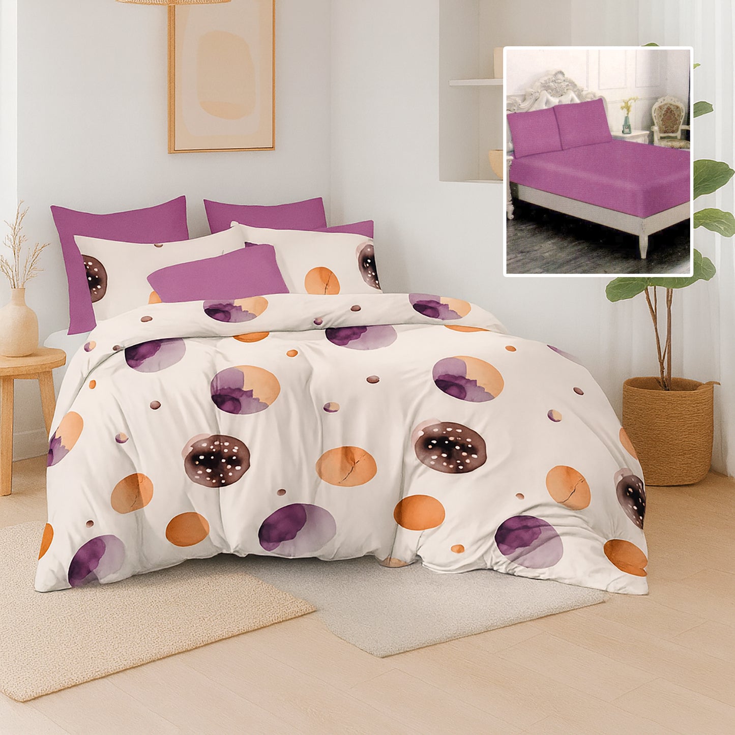 Lenjerie de pat cu husă universală 160 și 180x200 cm