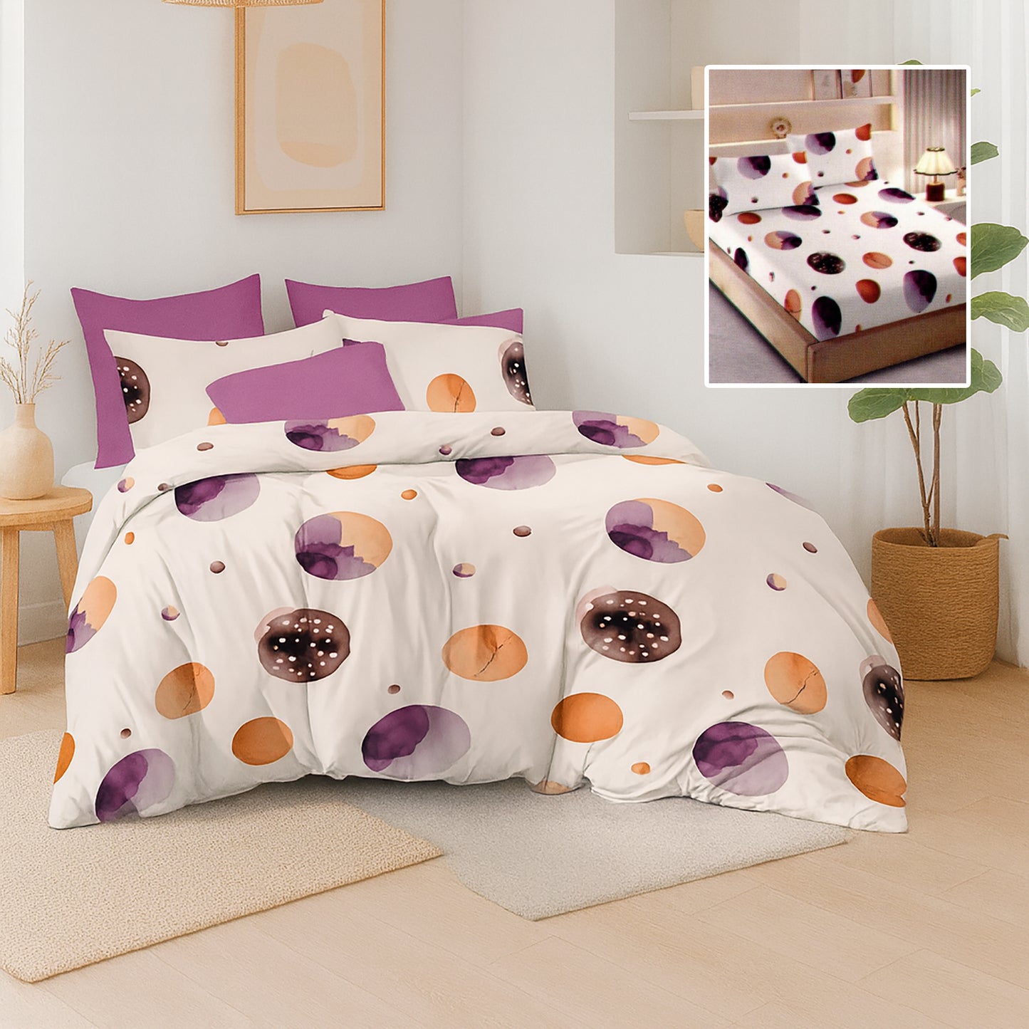 Lenjerie de pat cu husă universală 160 și 180x200 cm