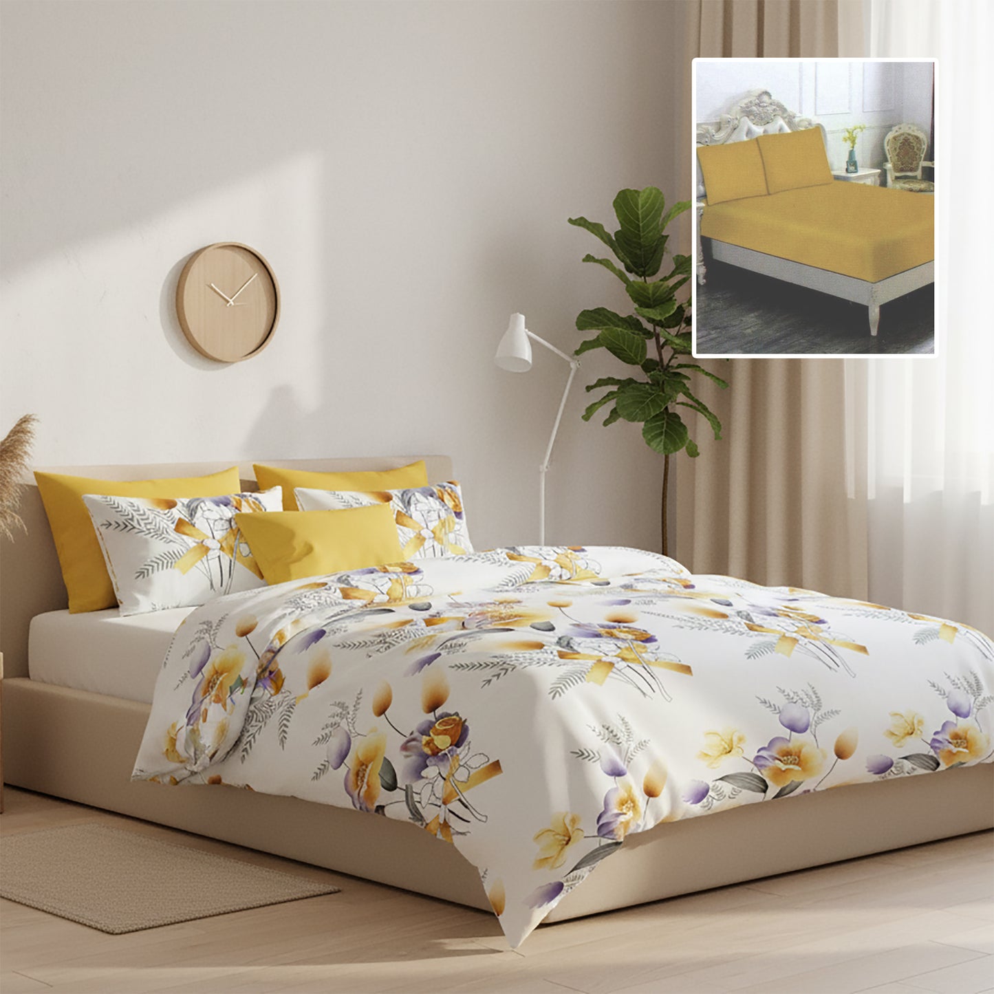 Lenjerie de pat cu husă universală 160 și 180x200 cm