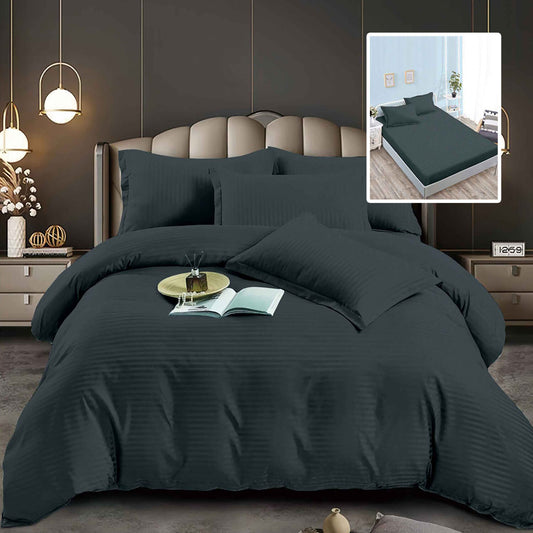 Lenjerie pat damasc-policoton, husă universală 160/180x200 cm