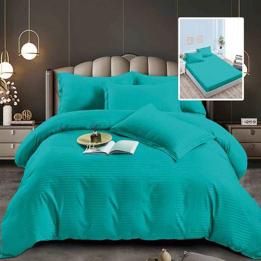 Lenjerie pat damasc-policoton, husă universală 160/180x200 cm