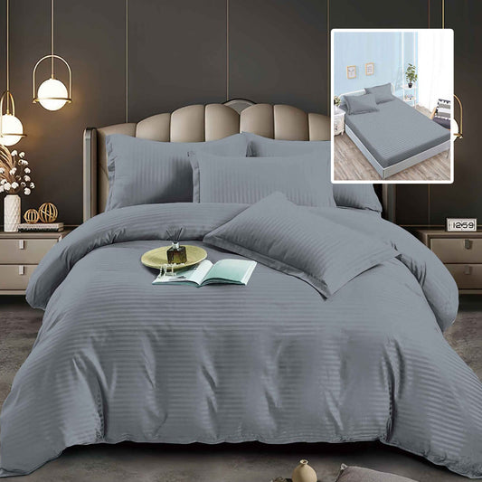 Lenjerie de pat damasc-policoton cu husă universală 160 și 180 x 200 cm