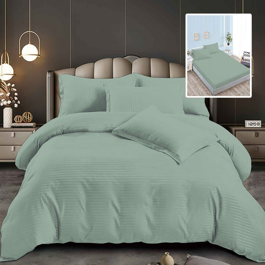 Lenjerie pat damasc-policoton, husă universală 160/180x200 cm