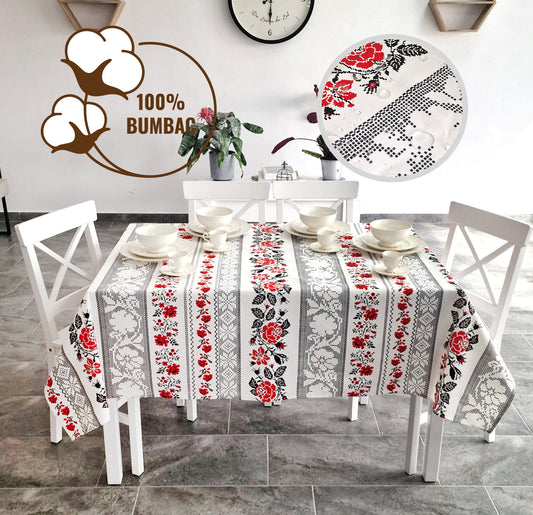 Față de masă antimurdărie, 100% bumbac