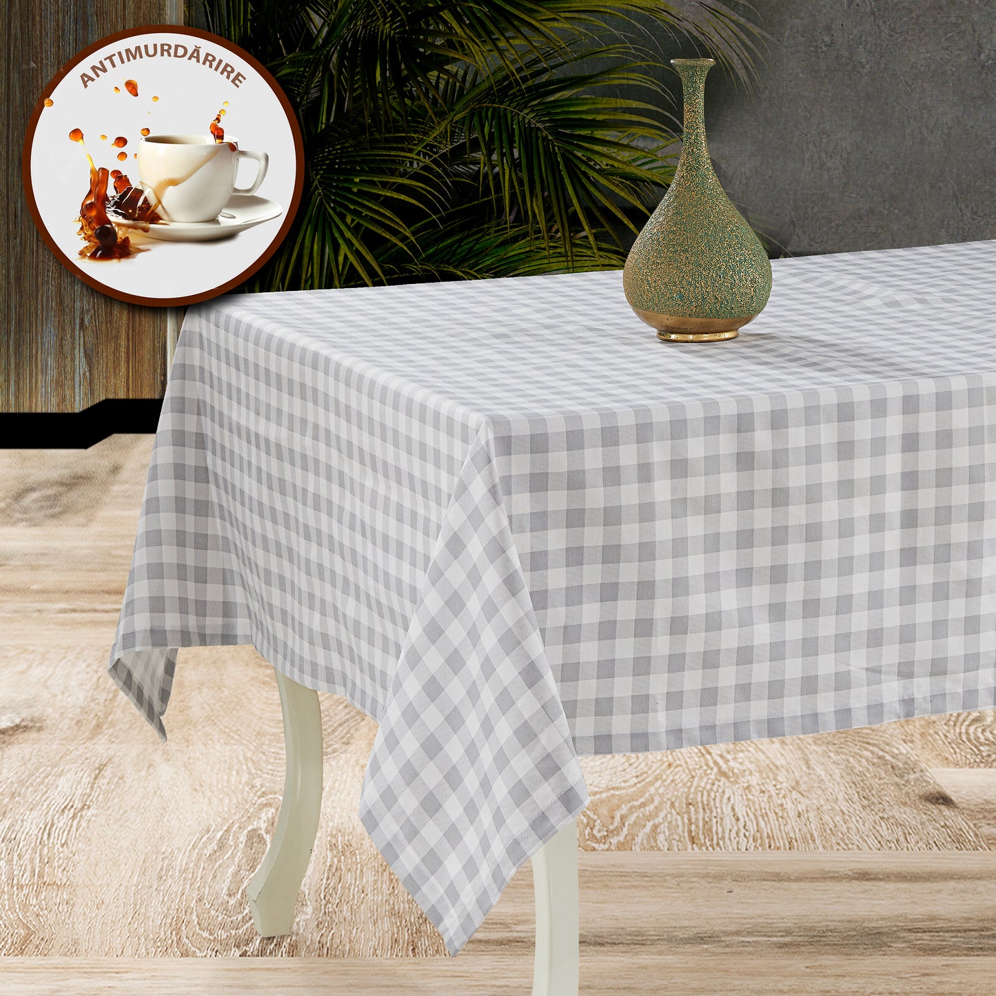 Față de masă antimurdărie, 100% bumbac