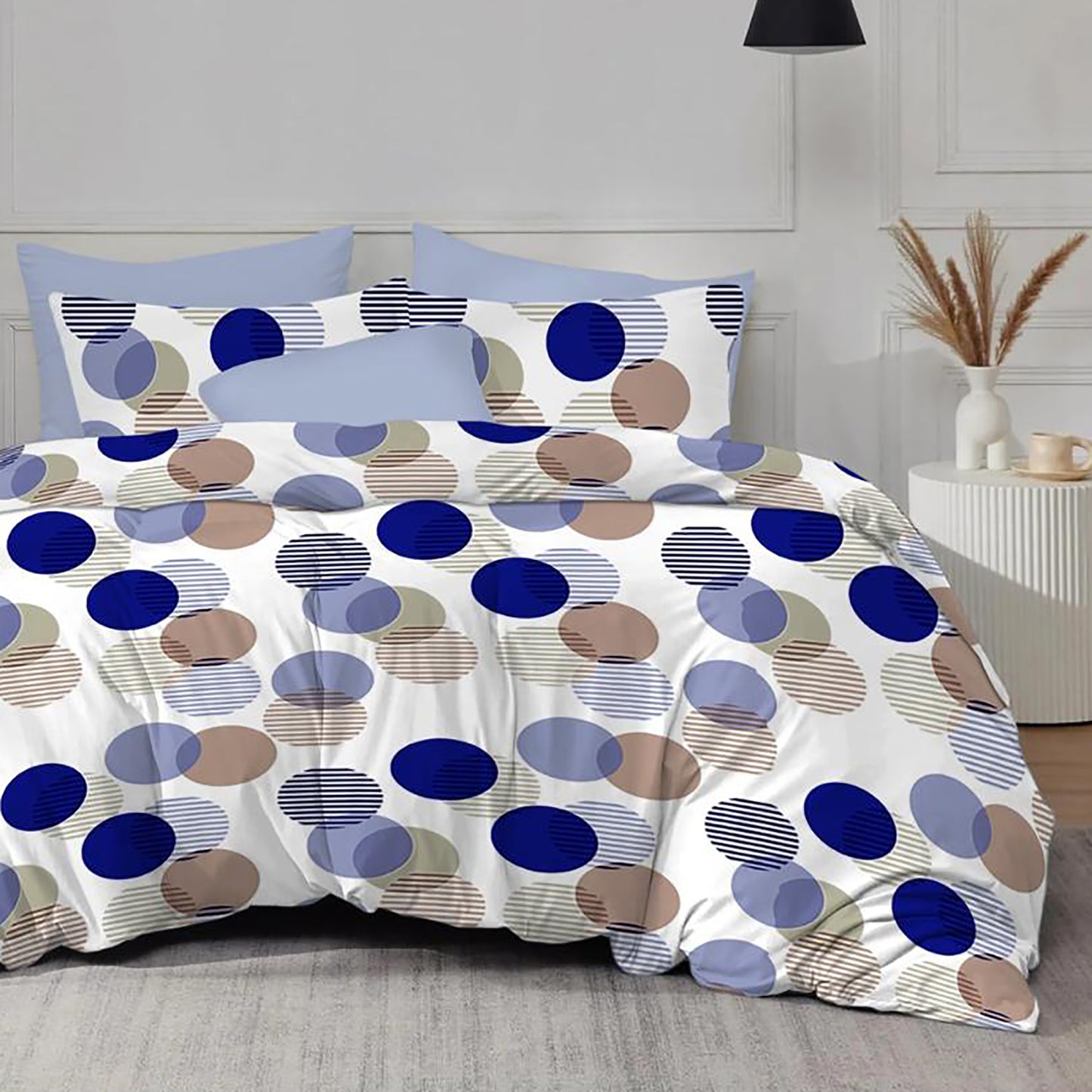 Lenjerie de pat Evolution, 4 piese, cercuri