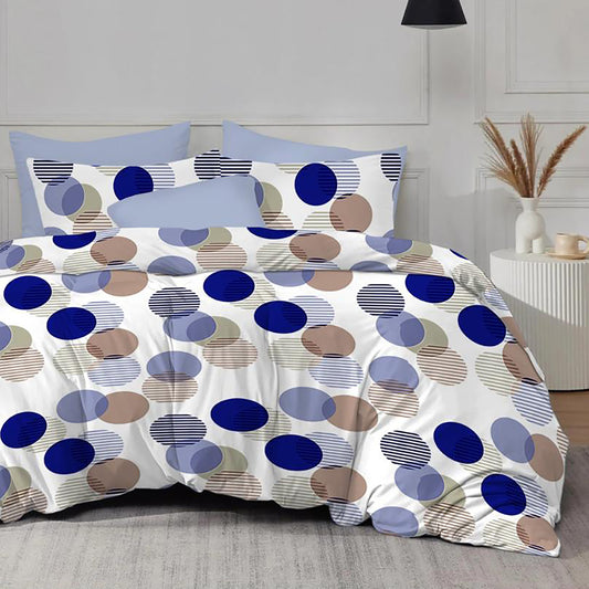 Lenjerie de pat Evolution, 4 piese, cercuri