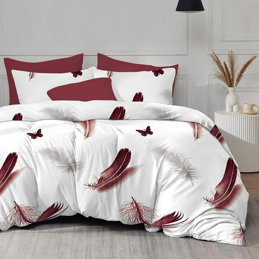 Lenjerie de pat Evolution, 4 piese, pene