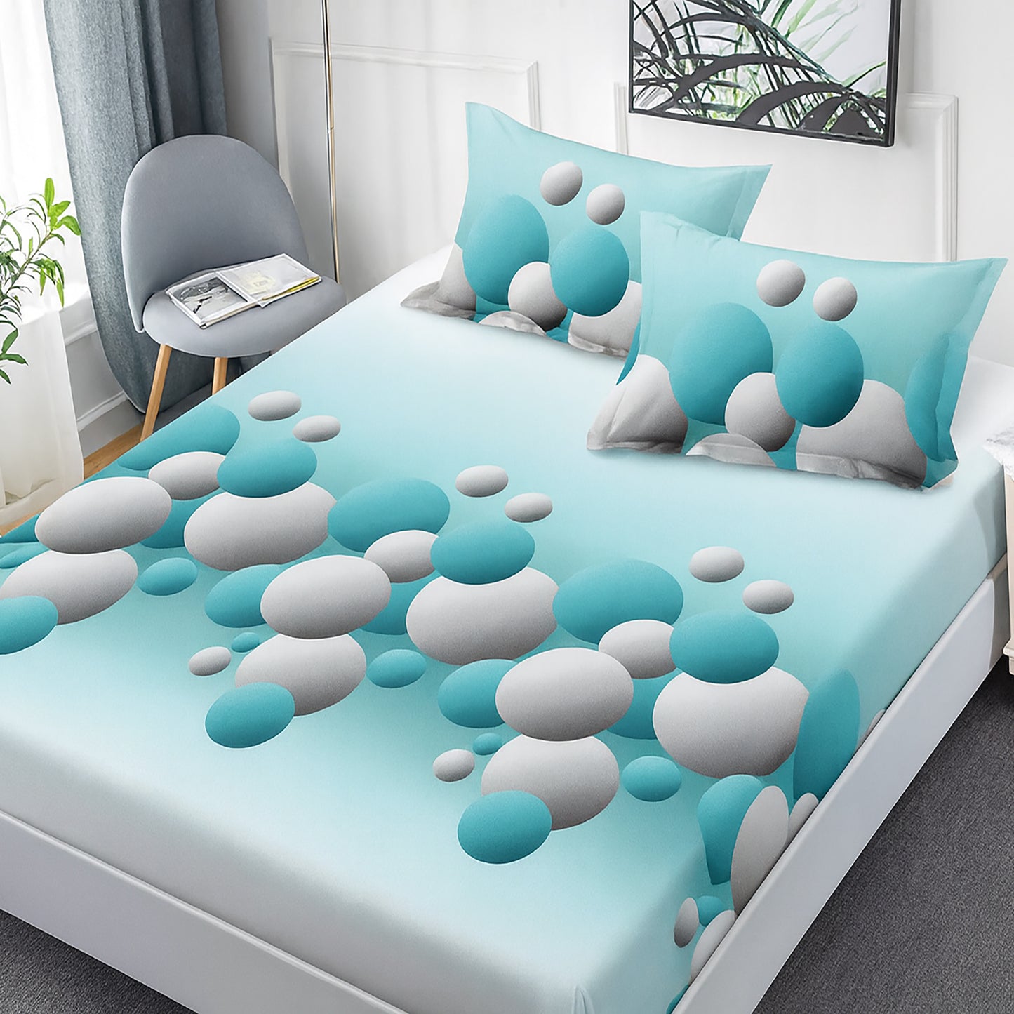 Husă de pat cu 2 fețe pernă