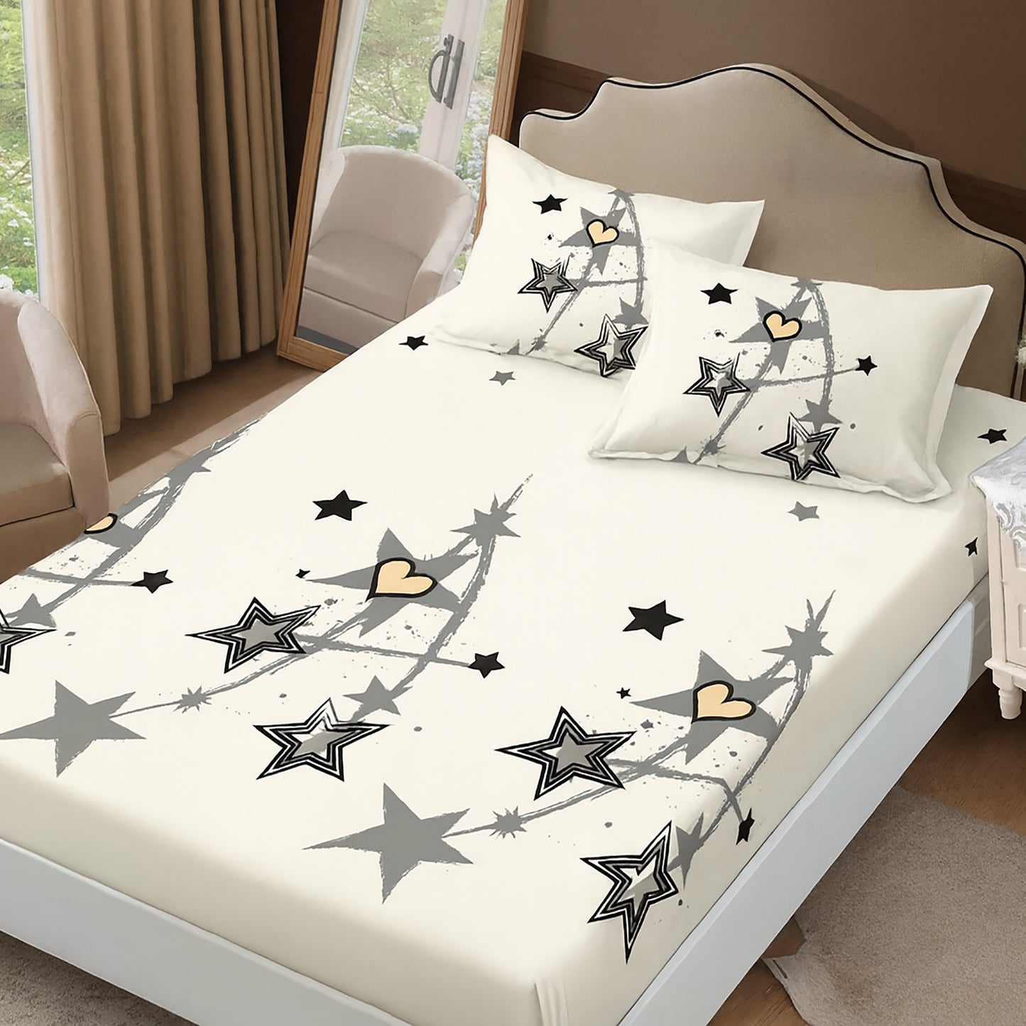 Husă de pat cu 2 fețe pernă