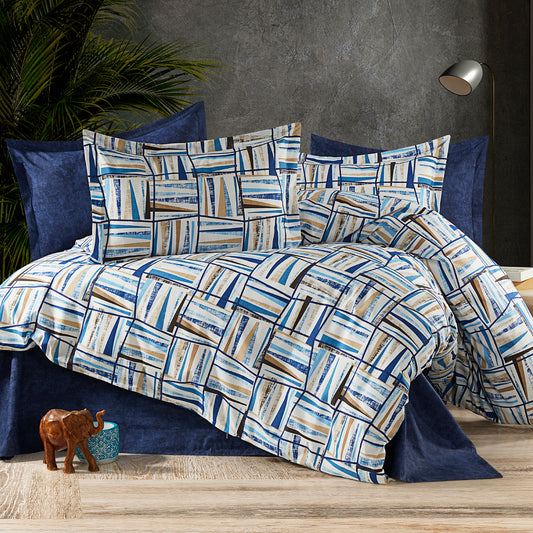 Lenjerie de pat bumbac ranforce, 4 piese