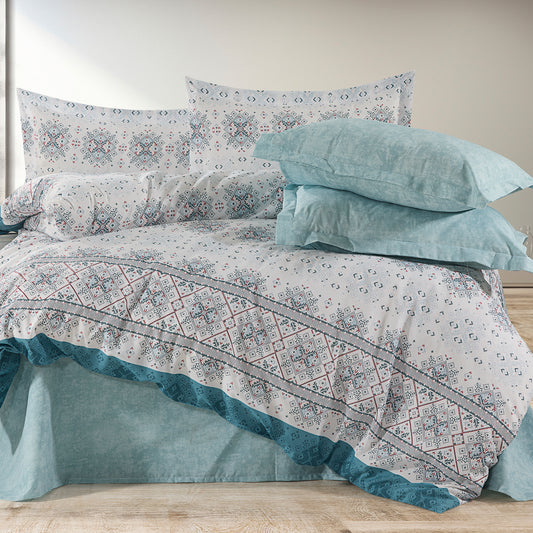 Lenjerie de pat bumbac ranforce, 4 piese