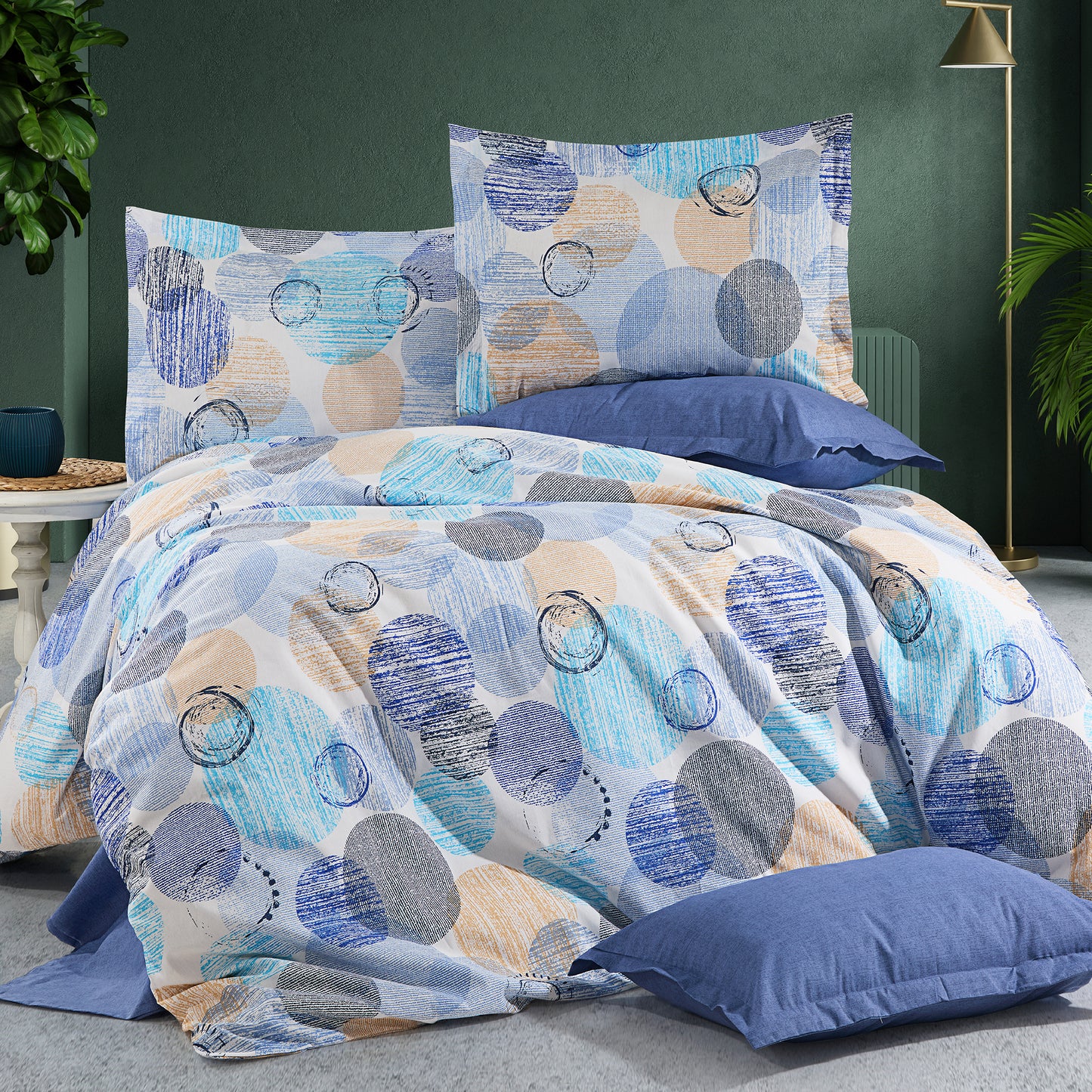 Lenjerie de pat bumbac ranforce, 4 piese