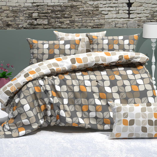 Lenjerie de pat bumbac ranforce, 4 piese