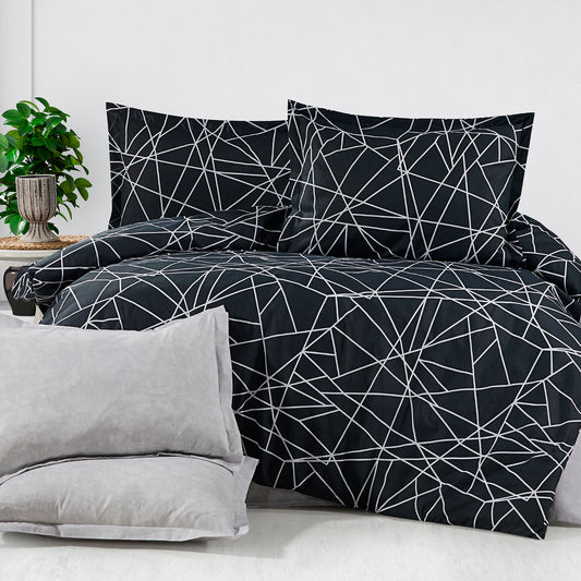 Lenjerie de pat bumbac ranforce, 4 piese