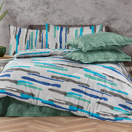 Lenjerie de pat bumbac ranforce, 4 piese