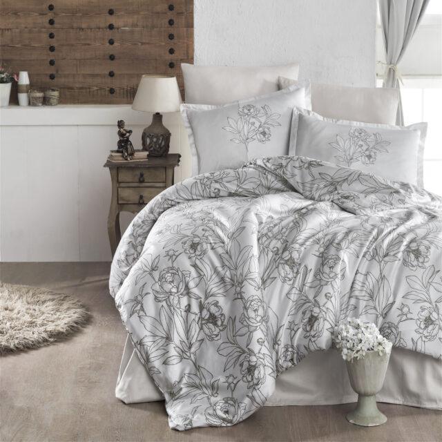 Lenjerie pat bumbac dublu satinat