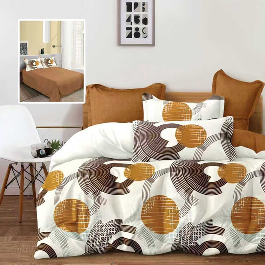 Lenjerie de pat 6 piese, cu cearceaf