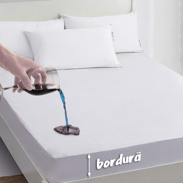 Husă saltea 100% bumbac, impermeabilă