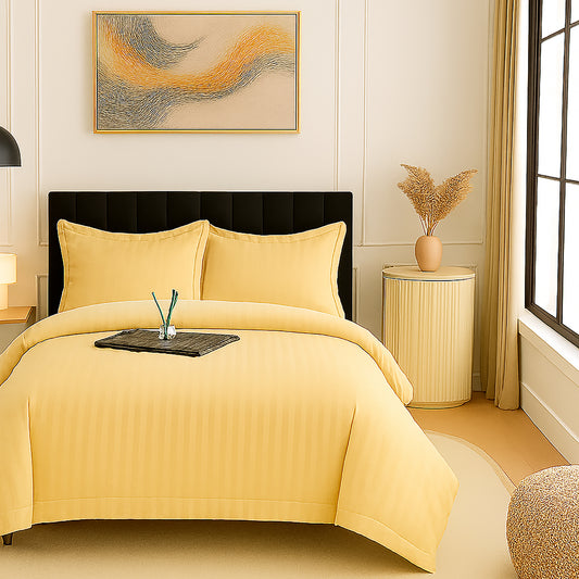 Lenjerie de pat damasc-policoton, 4 piese