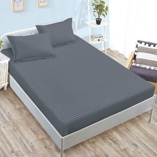 Set husă pat damasc-policoton 160/180x200 cm+2 fețe pernă