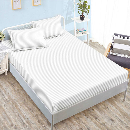 Set husă pat damasc-policoton 160/180x200 cm+2 fețe pernă