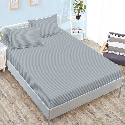 Set husă pat damasc-policoton 160/180x200 cm+2 fețe pernă