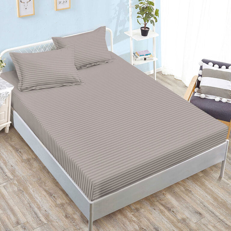 Set husă pat damasc-policoton 160/180x200 cm+2 fețe pernă