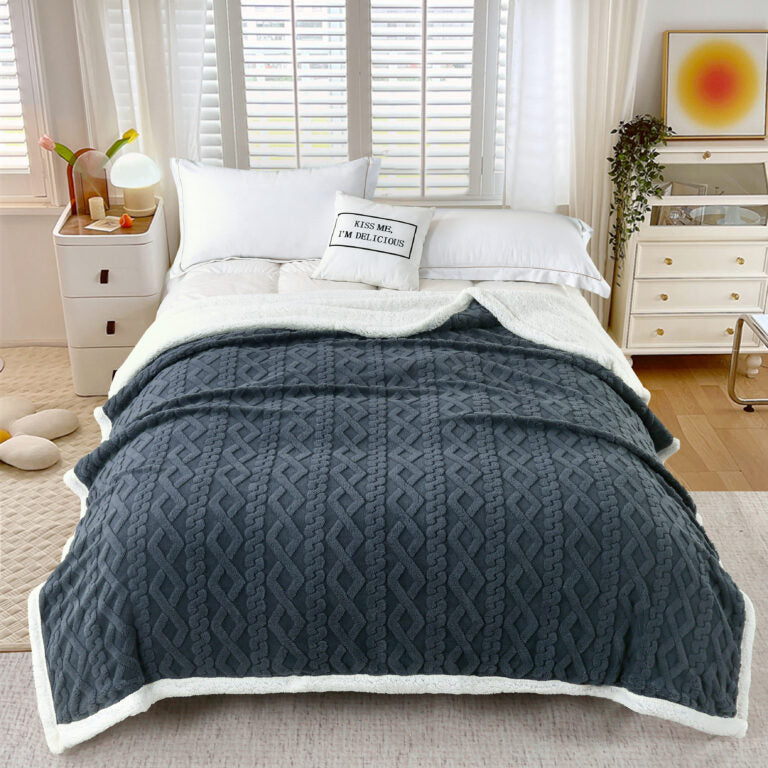 Pătură cu blăniță, pufoasă, 200 x 230 cm