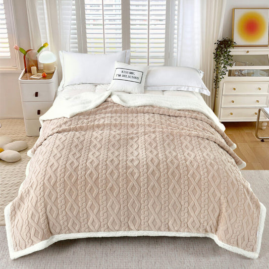 Pătură cu blăniță, pufoasă, 200 x 230 cm