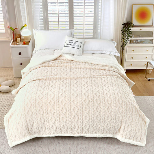 Pătură cu blăniță, pufoasă, 200 x 230 cm