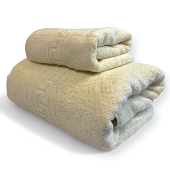 Set 2 prosoape de baie, 50x90 și 70x140 cm