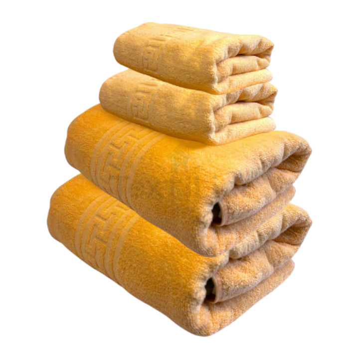 Set 4 prosoape de baie, 50x90 și 70x140 cm