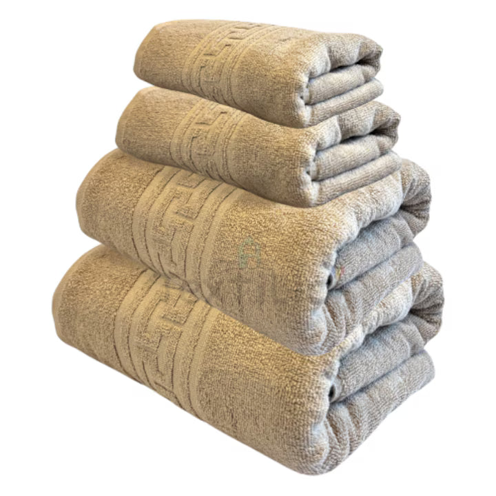 Set 4 prosoape de baie, 50x90 și 70x140 cm