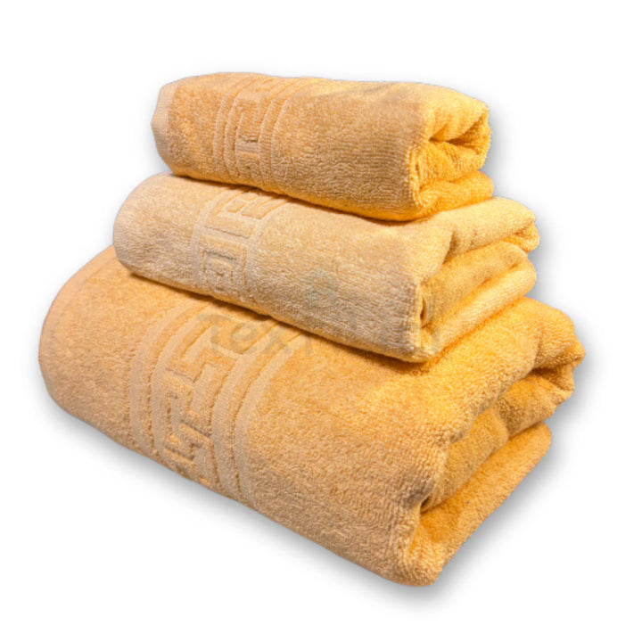 Set 3 prosoape de baie, 30x50, 50x90 și 70x140 cm