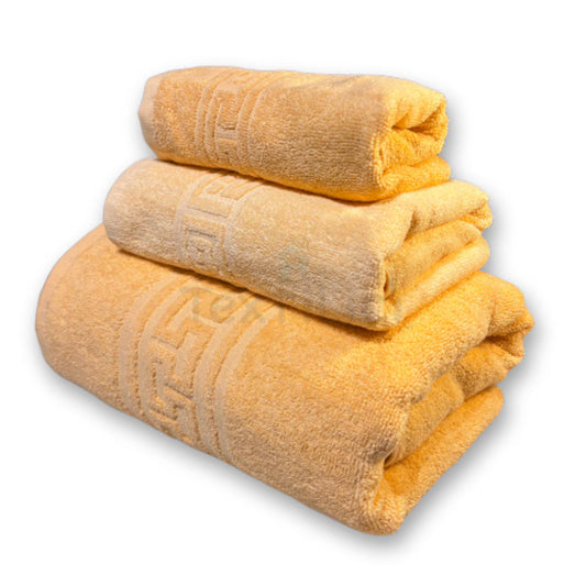 Set 3 prosoape de baie, 30x50, 50x90 și 70x140 cm