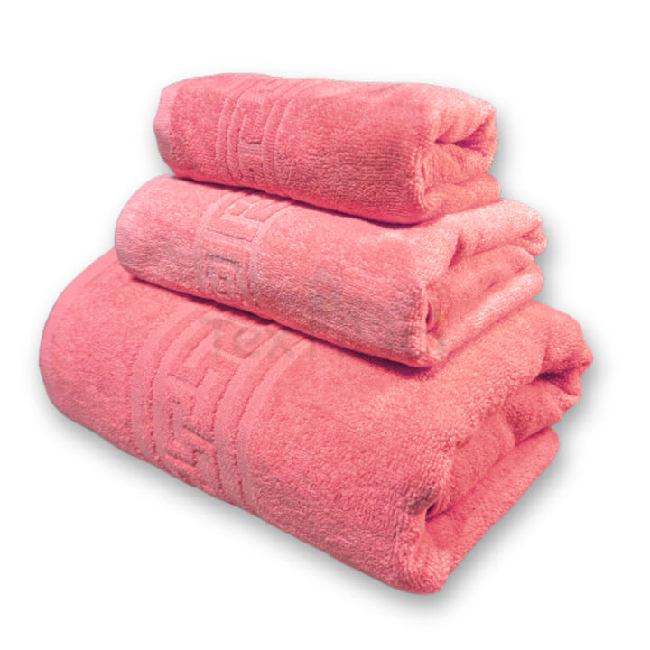 Set 3 prosoape de baie, 30x50, 50x90 și 70x140 cm