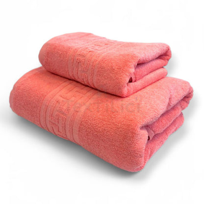 Set 2 prosoape de baie, 50x90 și 70x140 cm