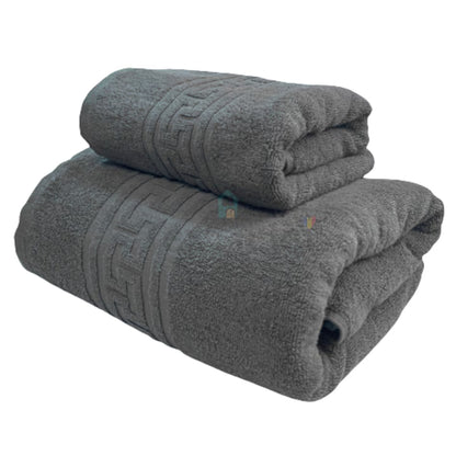 Set 2 prosoape de baie, 50x90 și 70x140 cm