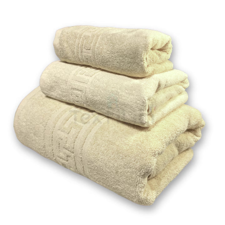 Set 3 prosoape de baie, 30x50, 50x90 și 70x140 cm