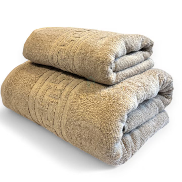 Set 2 prosoape de baie, 50x90 și 70x140 cm